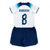 Engleska Jordan Henderson #8 Domaci Dres za djecu SP 2022 Kratak Rukav (+ Kratke hlače)